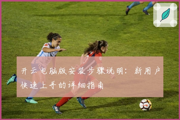 开云电脑版安装步骤说明：新用户快速上手的详细指南